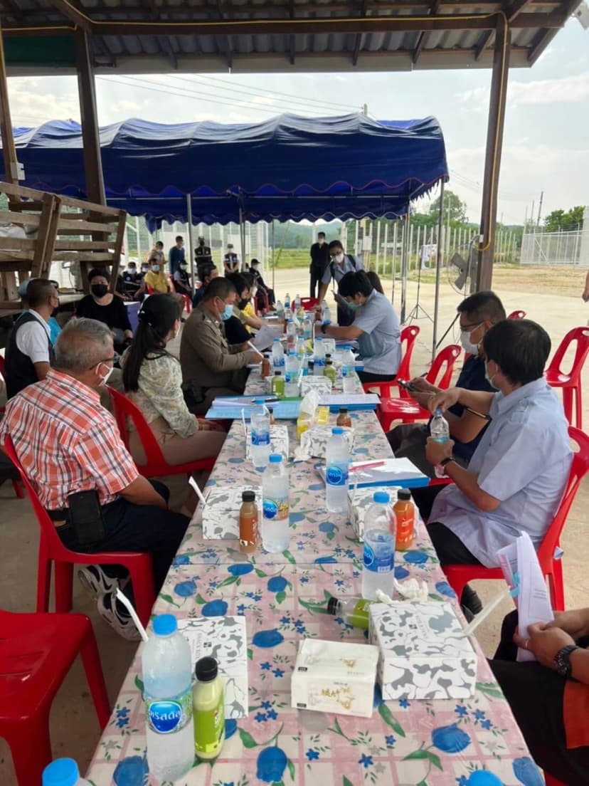 ภาพผู้ว่าฯ-ภาครัฐตรวจสวน