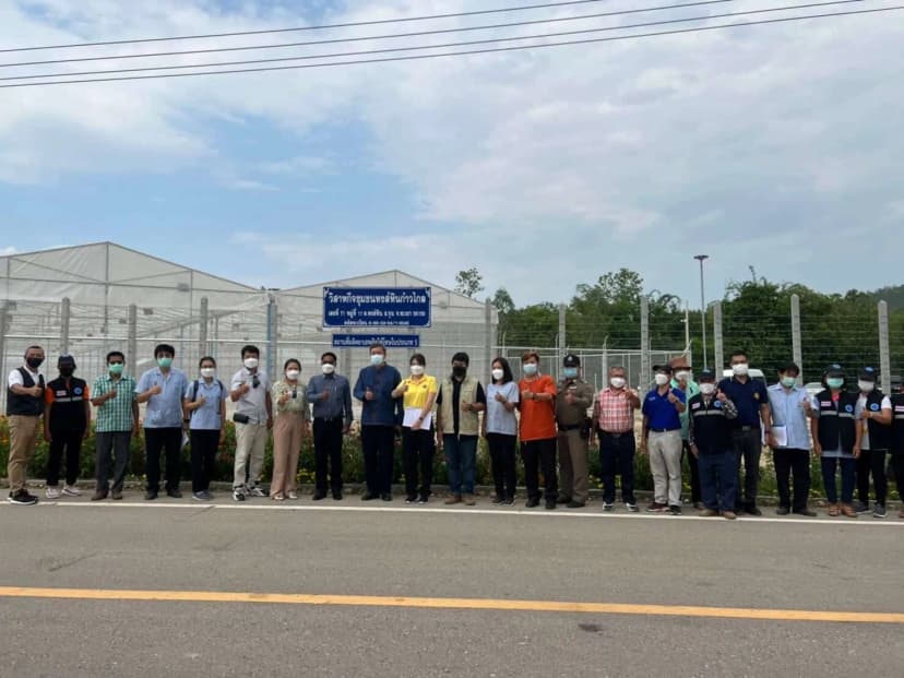 ภาพผู้ว่าฯ-ภาครัฐตรวจสวน